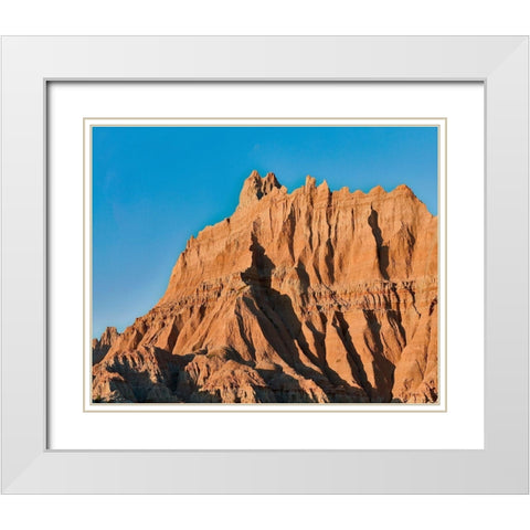 Western Landscape Photo II White Modern Wood Framed Art Print with Double Matting by McLoughlin, James