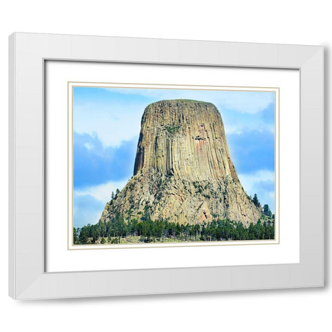 Western Landscape Photo V White Modern Wood Framed Art Print with Double Matting by McLoughlin, James