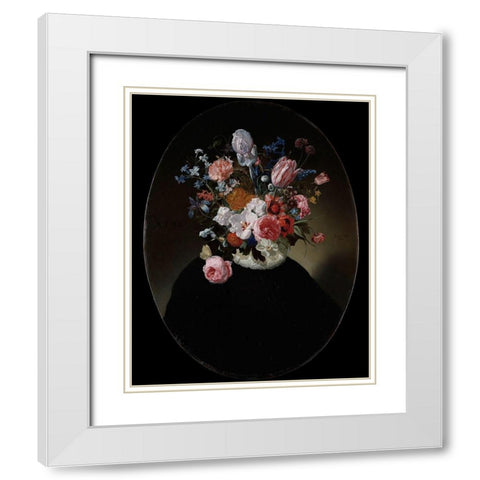 Flowering Masters II White Modern Wood Framed Art Print with Double Matting by Popp, Grace