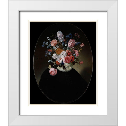 Flowering Masters II White Modern Wood Framed Art Print with Double Matting by Popp, Grace