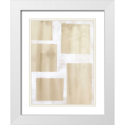 Moving Boxes II White Modern Wood Framed Art Print with Double Matting by Popp, Grace