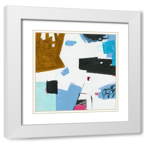 Sunny Winter Day I White Modern Wood Framed Art Print with Double Matting by Wang, Melissa