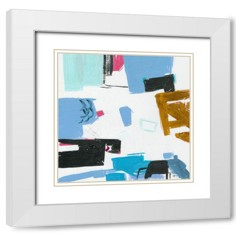 Sunny Winter Day II White Modern Wood Framed Art Print with Double Matting by Wang, Melissa