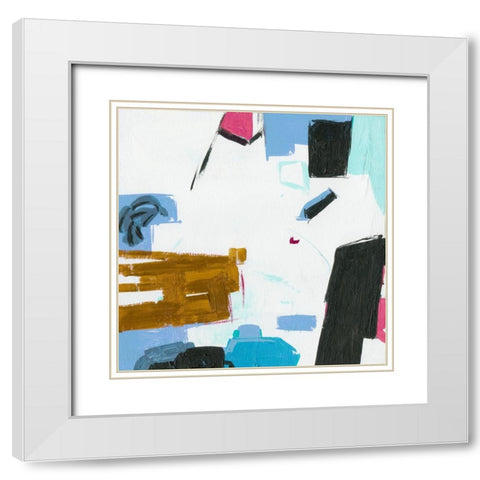 Sunny Winter Day III White Modern Wood Framed Art Print with Double Matting by Wang, Melissa
