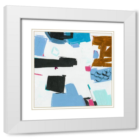 Sunny Winter Day V White Modern Wood Framed Art Print with Double Matting by Wang, Melissa