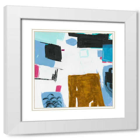 Sunny Winter Day VI White Modern Wood Framed Art Print with Double Matting by Wang, Melissa