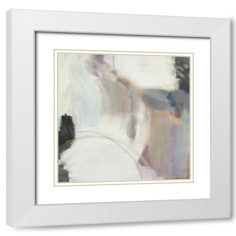 Chasing Wind I White Modern Wood Framed Art Print with Double Matting by Jerry, Alison