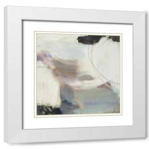 Chasing Wind II White Modern Wood Framed Art Print with Double Matting by Jerry, Alison