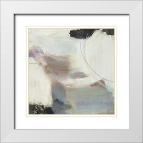 Chasing Wind II White Modern Wood Framed Art Print with Double Matting by Jerry, Alison