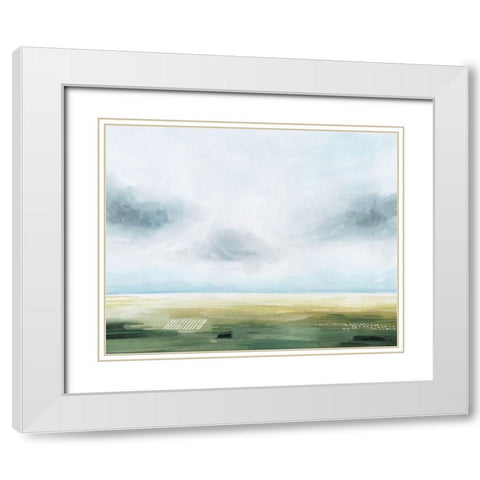 Vanishing Horizon I White Modern Wood Framed Art Print with Double Matting by Popp, Grace