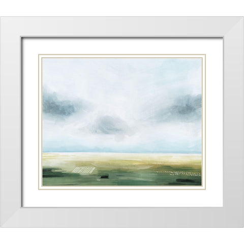 Vanishing Horizon I White Modern Wood Framed Art Print with Double Matting by Popp, Grace
