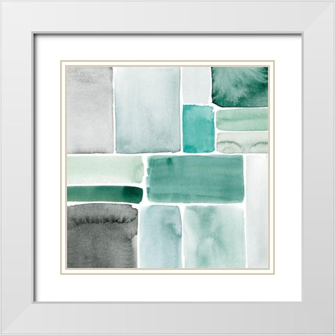 Mist and Mend II White Modern Wood Framed Art Print with Double Matting by Popp, Grace