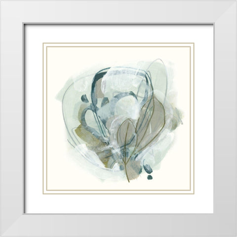 Omnipollos Flora III White Modern Wood Framed Art Print with Double Matting by Vess, June Erica
