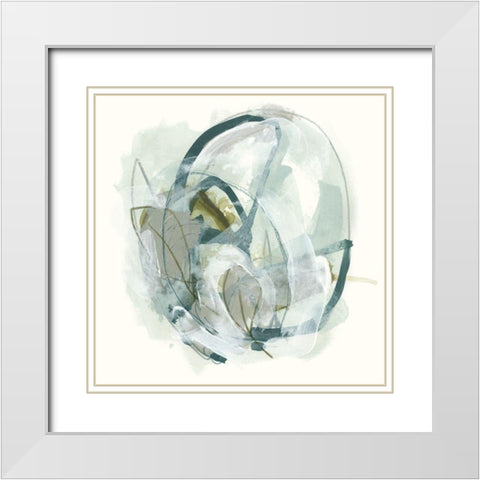 Omnipollos Flora IV White Modern Wood Framed Art Print with Double Matting by Vess, June Erica