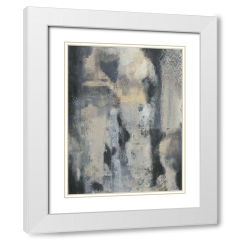 Oscuro I White Modern Wood Framed Art Print with Double Matting by Moore, Regina