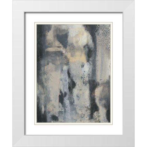 Oscuro I White Modern Wood Framed Art Print with Double Matting by Moore, Regina