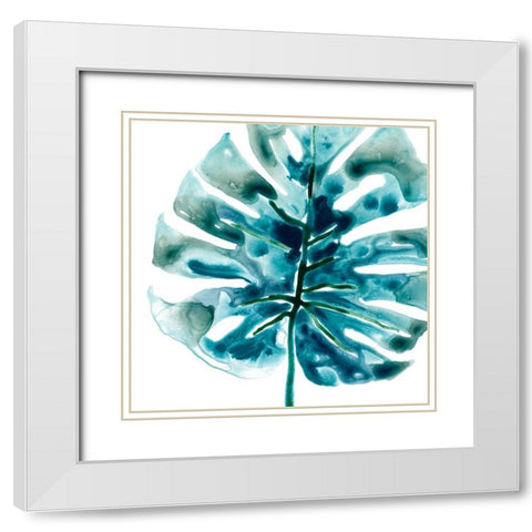 Tropical Jewel VIII White Modern Wood Framed Art Print with Double Matting by Vess, June Erica