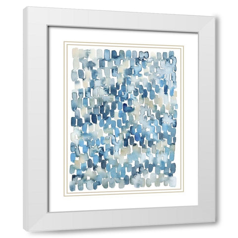 Beach Wash IV White Modern Wood Framed Art Print with Double Matting by Popp, Grace