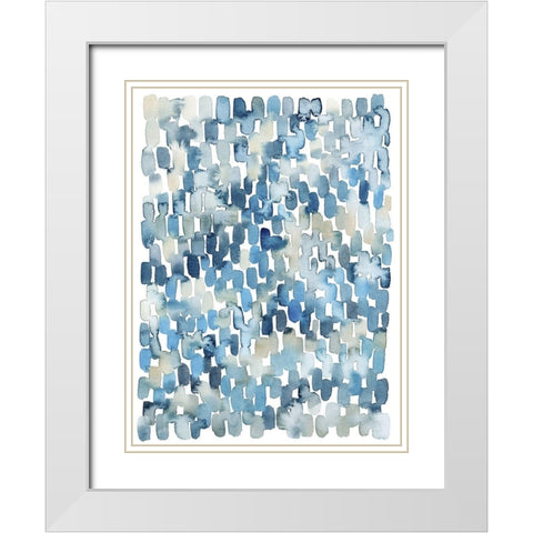 Beach Wash IV White Modern Wood Framed Art Print with Double Matting by Popp, Grace