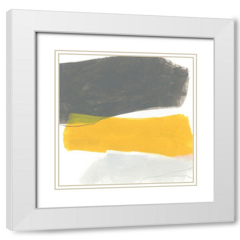 Tilt II White Modern Wood Framed Art Print with Double Matting by Vess, June Erica