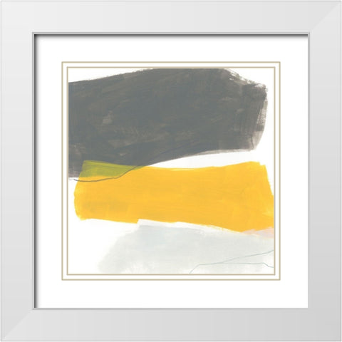 Tilt II White Modern Wood Framed Art Print with Double Matting by Vess, June Erica