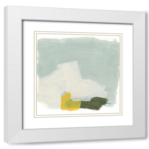 Tilt IV White Modern Wood Framed Art Print with Double Matting by Vess, June Erica