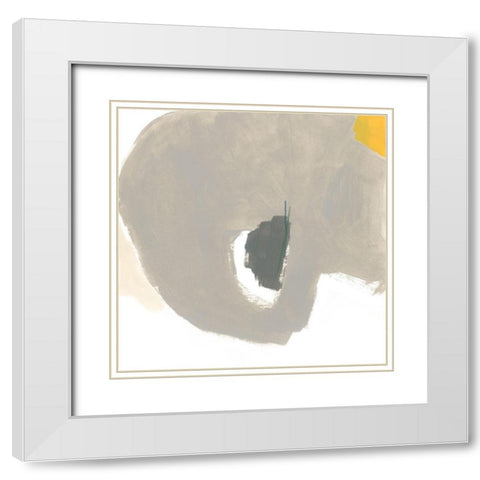 Tilt VI White Modern Wood Framed Art Print with Double Matting by Vess, June Erica