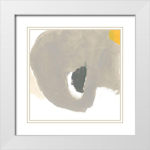 Tilt VI White Modern Wood Framed Art Print with Double Matting by Vess, June Erica