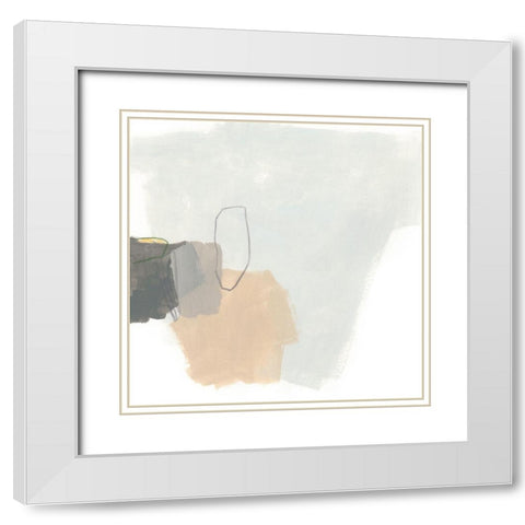 Tilt VII White Modern Wood Framed Art Print with Double Matting by Vess, June Erica