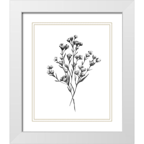 Wild Thistle Bundle I White Modern Wood Framed Art Print with Double Matting by Scarvey, Emma