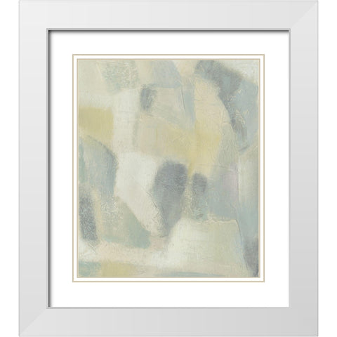 Almost Contained I White Modern Wood Framed Art Print with Double Matting by OToole, Tim