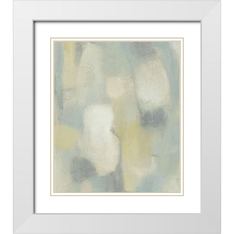 Almost Contained II White Modern Wood Framed Art Print with Double Matting by OToole, Tim