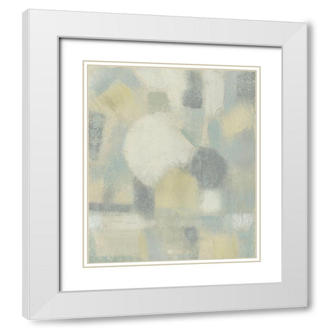 Almost Contained III White Modern Wood Framed Art Print with Double Matting by OToole, Tim