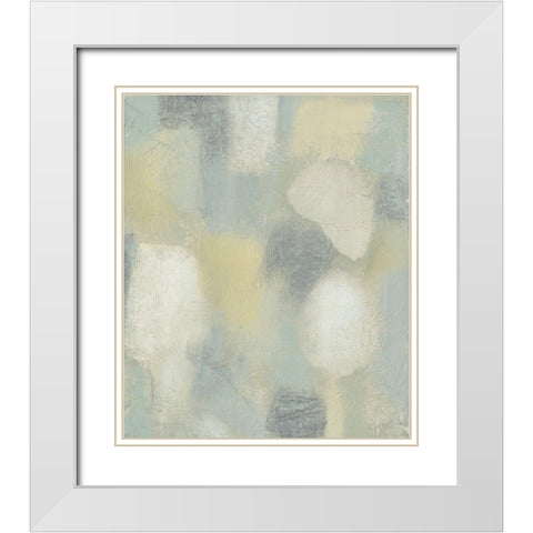 Almost Contained IV White Modern Wood Framed Art Print with Double Matting by OToole, Tim