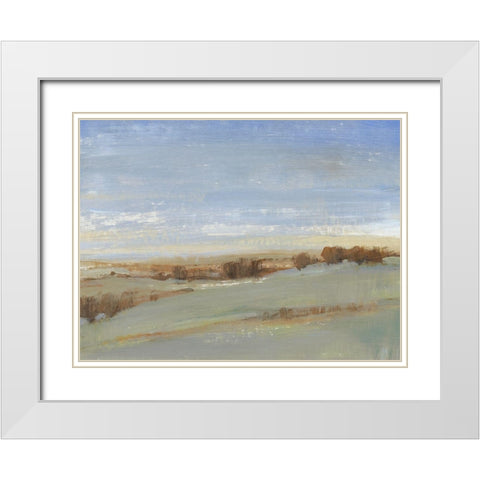 Soft Afternoon I White Modern Wood Framed Art Print with Double Matting by OToole, Tim