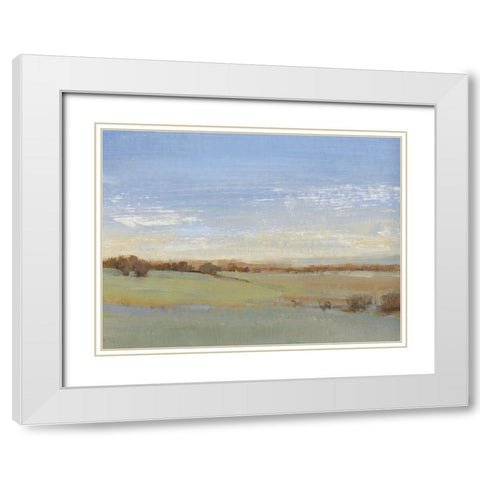 Soft Afternoon II White Modern Wood Framed Art Print with Double Matting by OToole, Tim