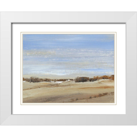 Soft Afternoon III White Modern Wood Framed Art Print with Double Matting by OToole, Tim