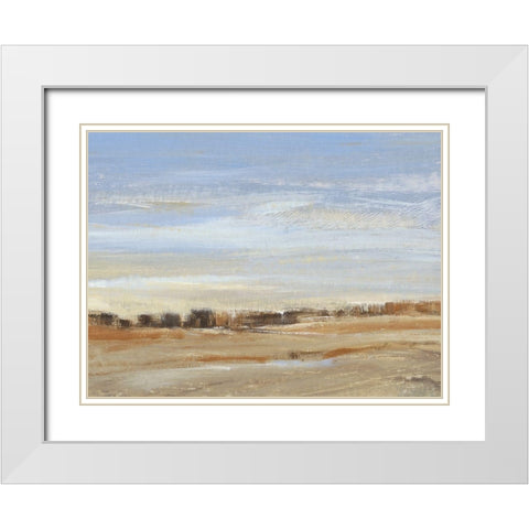 Soft Afternoon IV White Modern Wood Framed Art Print with Double Matting by OToole, Tim