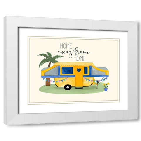 Roam Sweet Roam III White Modern Wood Framed Art Print with Double Matting by Borges, Victoria