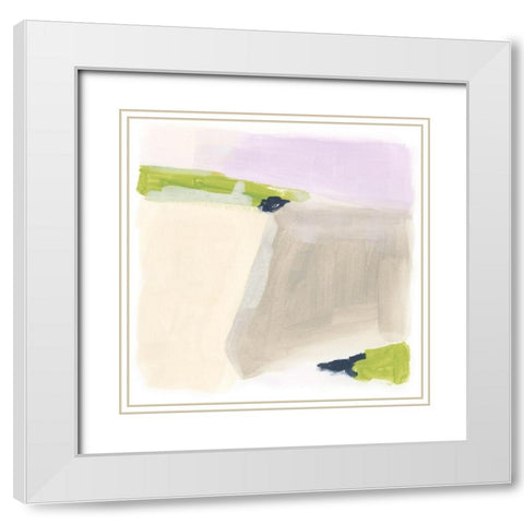Fielding I White Modern Wood Framed Art Print with Double Matting by Vess, June Erica