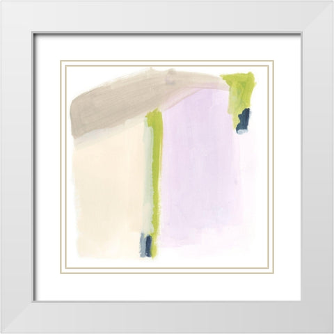 Fielding II White Modern Wood Framed Art Print with Double Matting by Vess, June Erica