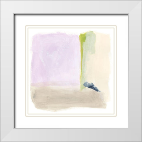 Fielding III White Modern Wood Framed Art Print with Double Matting by Vess, June Erica