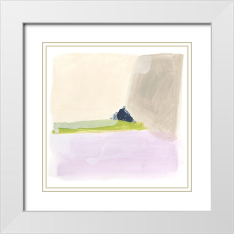 Fielding IV White Modern Wood Framed Art Print with Double Matting by Vess, June Erica
