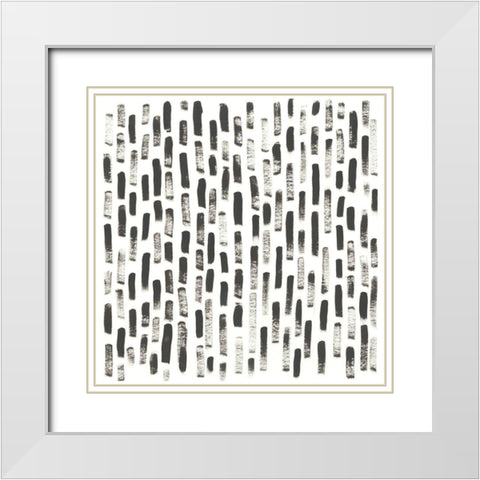 Mixed Signals IX White Modern Wood Framed Art Print with Double Matting by Vess, June Erica