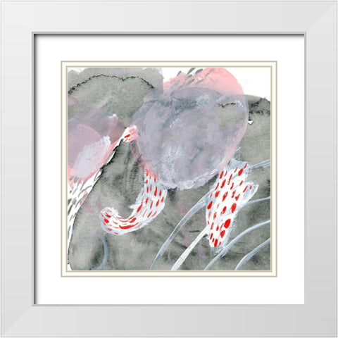 Turbulent Cloud III White Modern Wood Framed Art Print with Double Matting by Wang, Melissa