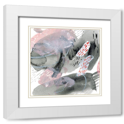 Turbulent Cloud IV White Modern Wood Framed Art Print with Double Matting by Wang, Melissa