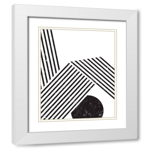 Orthograph I White Modern Wood Framed Art Print with Double Matting by Green, Jacob