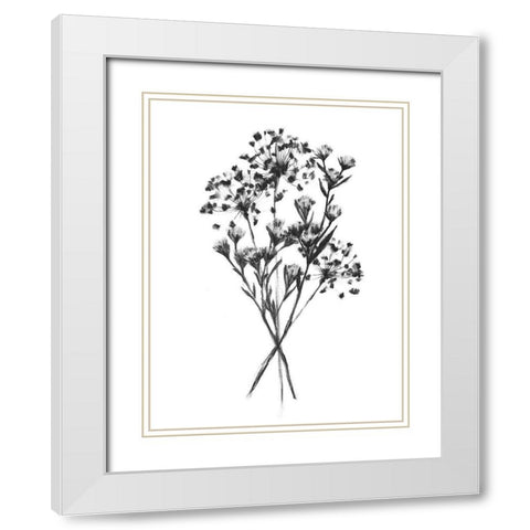 Wild Roadside Bouquet I White Modern Wood Framed Art Print with Double Matting by Scarvey, Emma