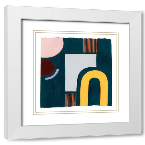 Bewildered II White Modern Wood Framed Art Print with Double Matting by Popp, Grace