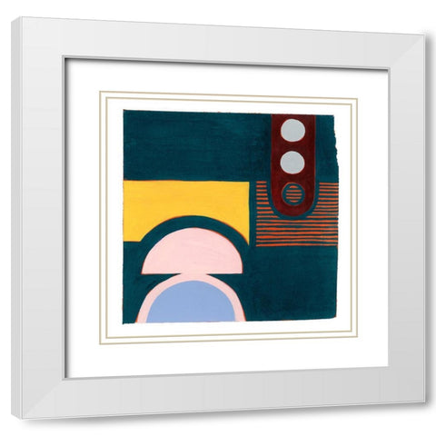 Bewildered III White Modern Wood Framed Art Print with Double Matting by Popp, Grace
